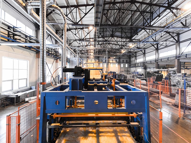 Glass factory